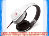 Noontec Hammo Casque stéréo circumaural avec Microphone/Bouton de fonction Blanc