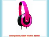 Creative HQ 1600 - Casque Hi-Fi/DJ Haute Qualité - Rose