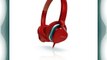 Creative Hitz MA 2400 - Casque Audio léger avec microphone/télécommande - Rouge