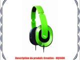 Creative HQ 1600 - Casque Hi-Fi/DJ Haute Qualité - Vert