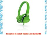 Creative Hitz MA 2400 - Casque Audio léger avec microphone/télécommande - Vert