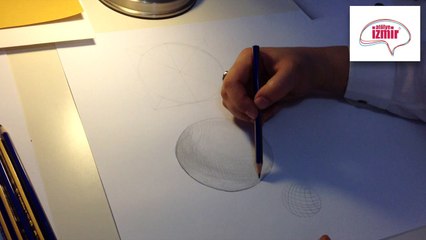 Karakalem Geometrik Çizim - Küre