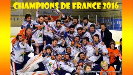 HH 2016-04-02 Cérémonie remise des médailles Champions de France 2016 de Hockey sur glace Division 22