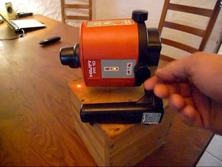 HILTI PR 10 - Rotating Laser .. vertical alignments ...
