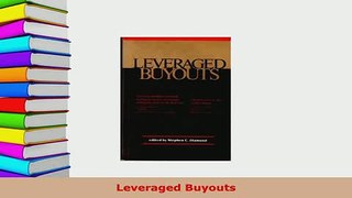 Download  Leveraged Buyouts PDF Full Ebook