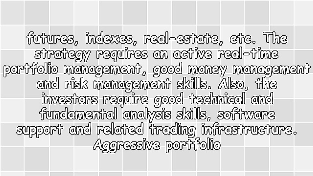 Investing Portfolio Types and Portfolio Diversification