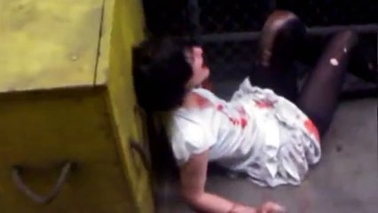 possessed girl found in subway