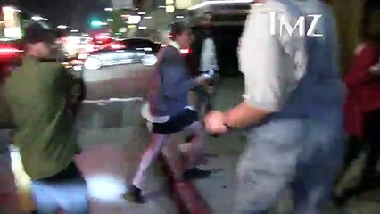 Kylie Jenner -- Stops for Young Fans This Time, But Grandpa Brawls with Photogs!