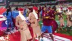 West Indies T20 champions dancing with Emirates air line girls