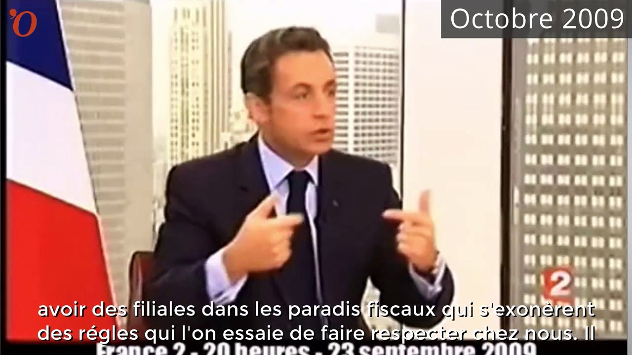 Quand Nicolas Sarkozy se félicitait en 2009 de la fin des paradis fiscaux...