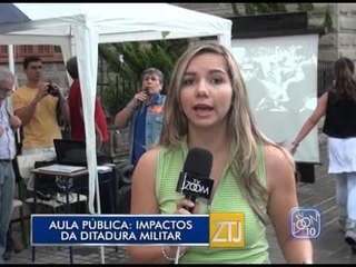 01-04-2016 - AULA PÚBLICA SOBRE A DITADURA - ZOOM TV JORNAL