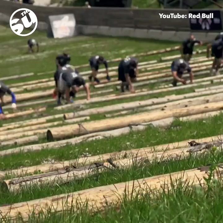 La Course à pied la plus folle. Très très grosse montée!