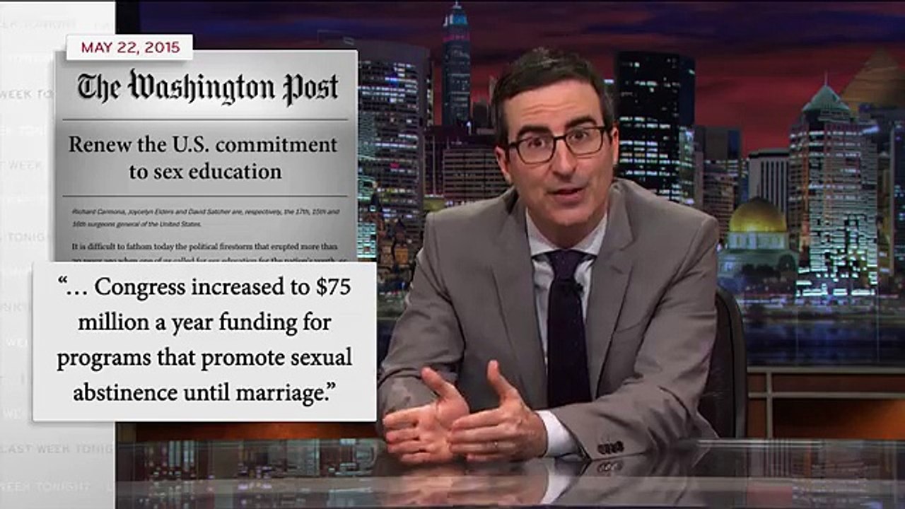 Last Week Tonight with John Oliver Sex Education (HBO) 28