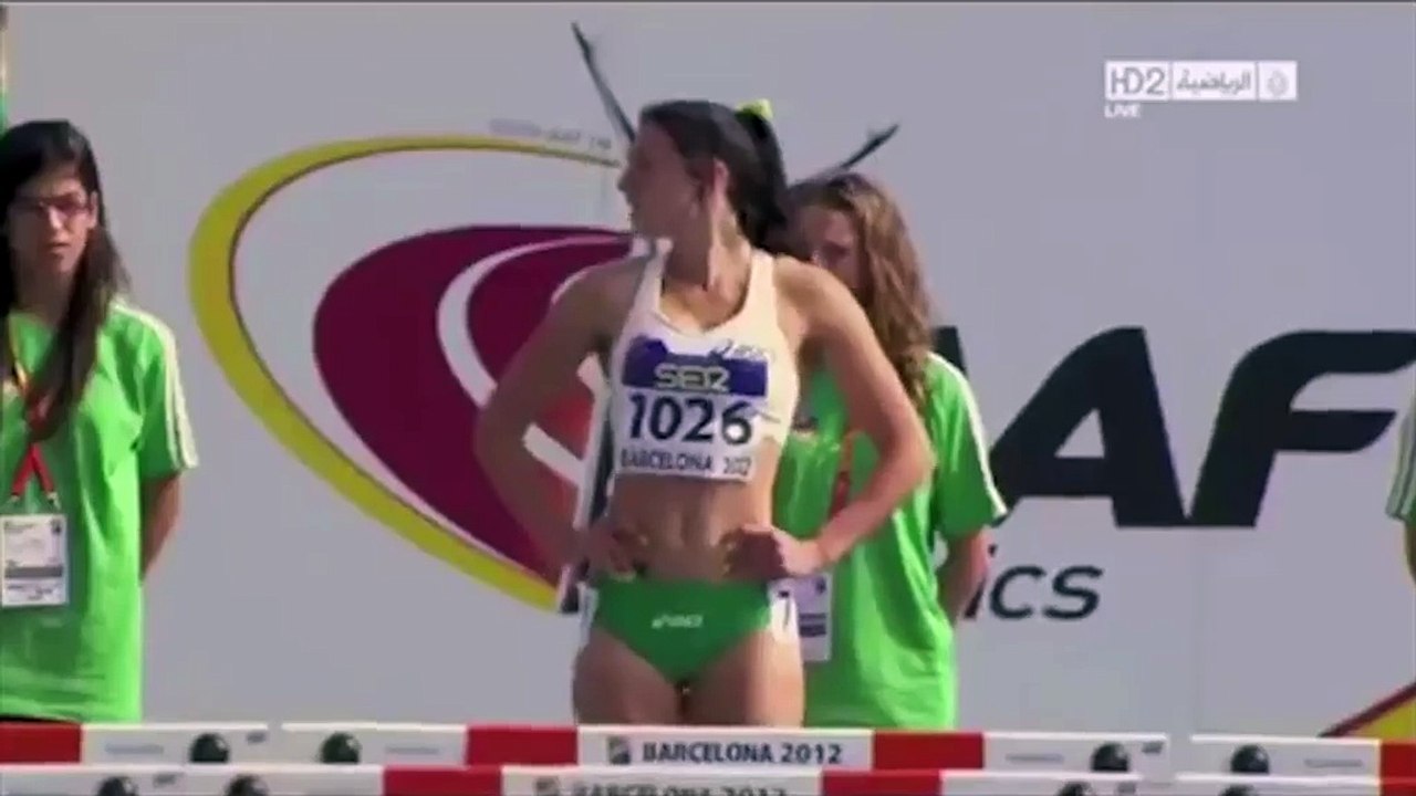 Michelle Jenneke warm up dance at Barcelona went viral in 2012
