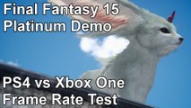 Final Fantasy 15 Platinum Demo PS4 vs Xbox One Frame Rate Test