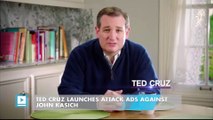 Ted Cruz Launches Attack Ads Against John Kasich