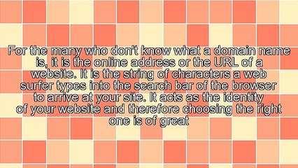 How To Pick A Domain Name - 8 Tips