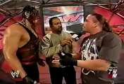 Kane & RVD vs Batista & 3MW Handicap match Raw 12/16/02