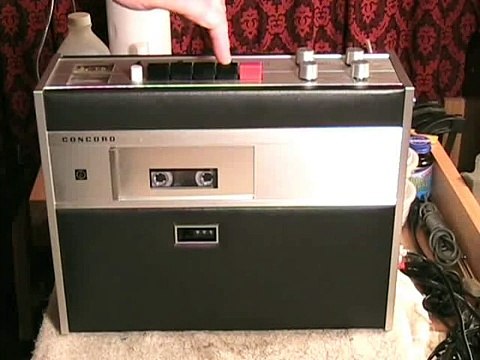 Exploring the SUPER Sonic Concord F-400 Vintage Stereo Cassette Recorder