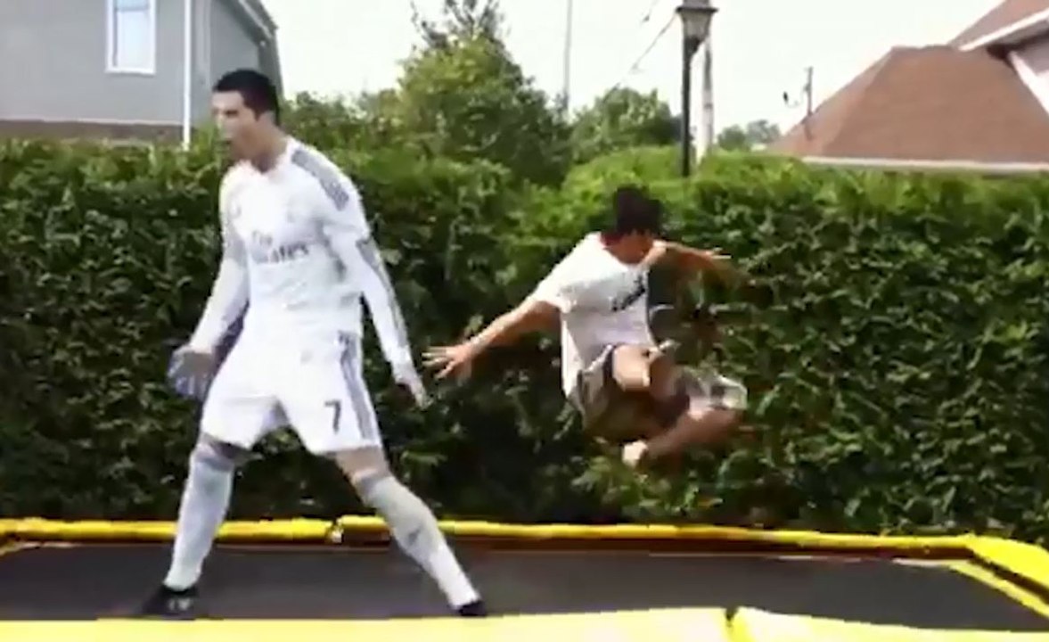 Une parodie hilarante de la célébration de CR7
