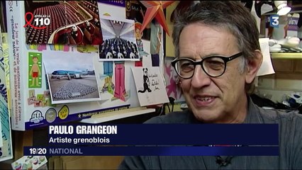 Il parcourt le monde avec ses 1600 pandas en papier mâché