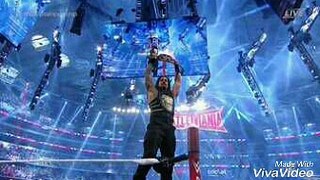 roman reigns vs hhh wrestlemania 32 highlights