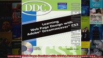 DOWNLOAD PDF  Learning Web Page Design with Adobe Dreamweaver CS3 FULL FREE