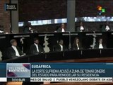Sudáfrica: Jacob Zuma devolverá al Estado 16 mdd