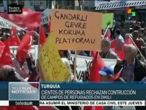 Turquía: rechazan la construcción de campos de refugiados en Dikili