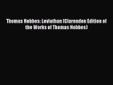 PDF Thomas Hobbes: Leviathan (Clarendon Edition of the Works of Thomas Hobbes)  Read Online