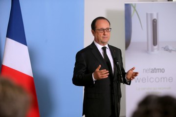 Déclaration lors de la visite de l’entreprise Netatmo