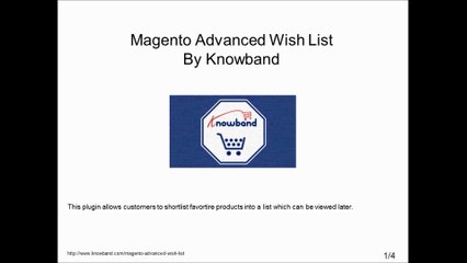 Magento Advanced Wish List By Knowband