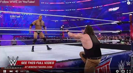 John Cena returns to join forces with The Rock: WrestleMania 32 on WWE Network