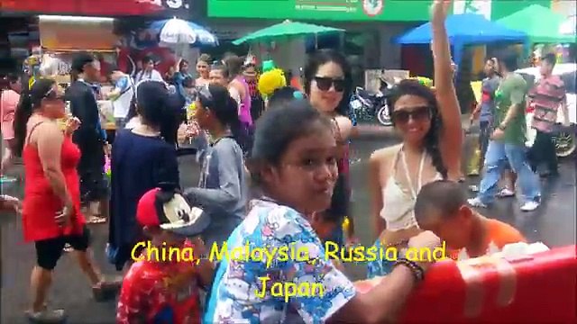 Songkran at Khaosan Road, Bangkok