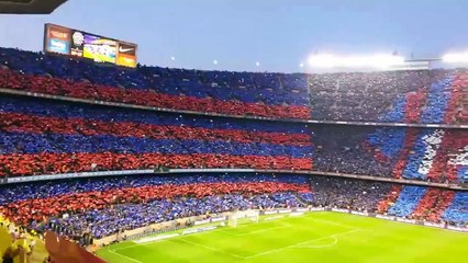 A espantosa homenagem a Johan Cruyff no Camp Nou antes do "El Classico"