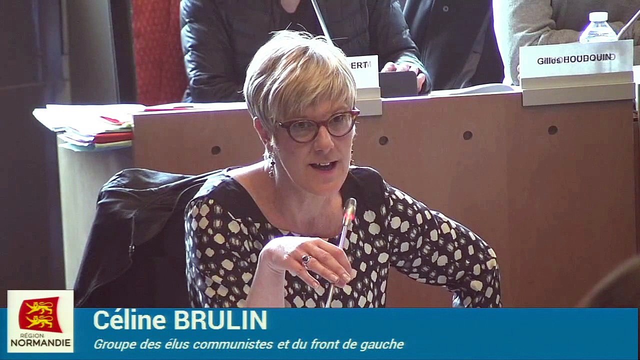 Pour un plan pluriannuel des formations en Normandie - Céline Brulin - 24/03/2016