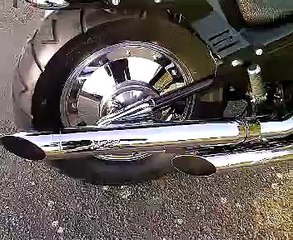 Honda Shadow VT 600 mit Silvertail K02