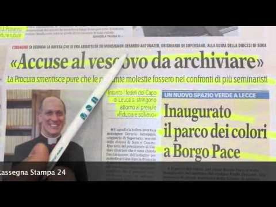 Rassegna Stampa 4 Aprile 2016 a cura della Redazione di Leccenews24