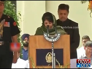 First woman leader takes charge in Indian-held Kashmir