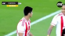 Pulido sumó su cuarto gol con Olympiacos