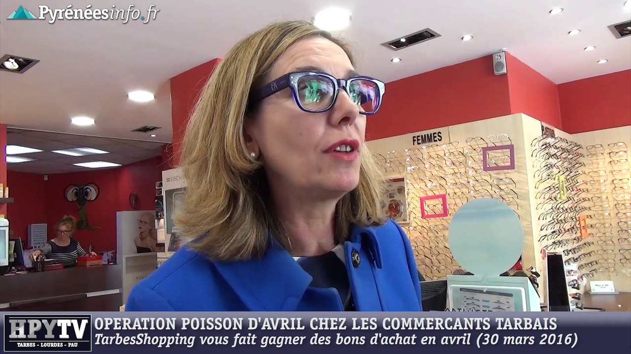 [TARBES] Poisson d'avril chez les commerçants tarbais (30 mars 2016)