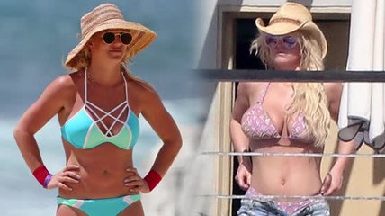 Concours de bikini entre Britney Spears et Jessica Simpson
