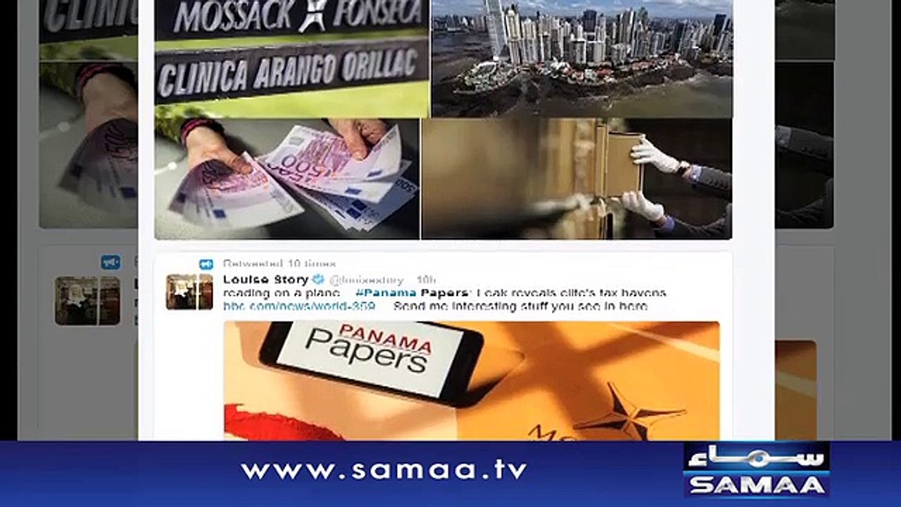 How Twitter reacts to #PanamaPapers