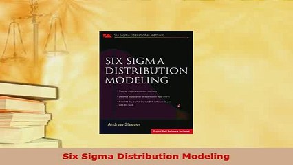 PDF  Six Sigma Distribution Modeling PDF Full Ebook