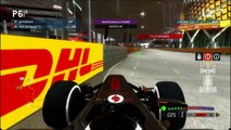 F1 2013 XTgamer Racing League - Season 01 - Round 14 Singapore GP Race Incident