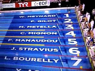Finale du 100  m nage libre du championnat de France 2016
