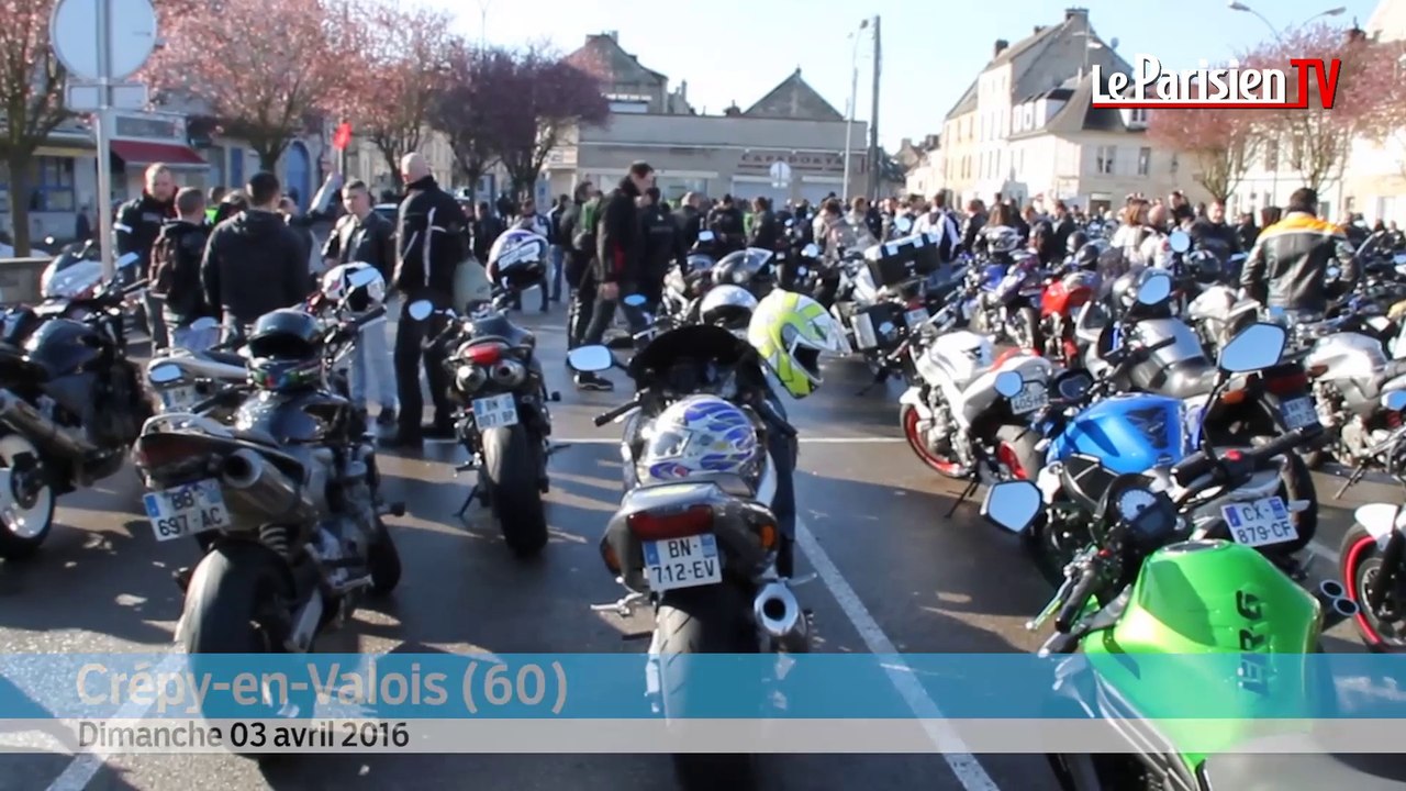 À Crépy-en-Valois, 400 motards rendent hommage aux victimes de la route