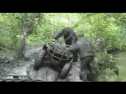 Quad - bourbier passage impossible