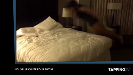 Shy’m chute lourdement une nouvelle fois et se fait mal à la tête (Vidéo)