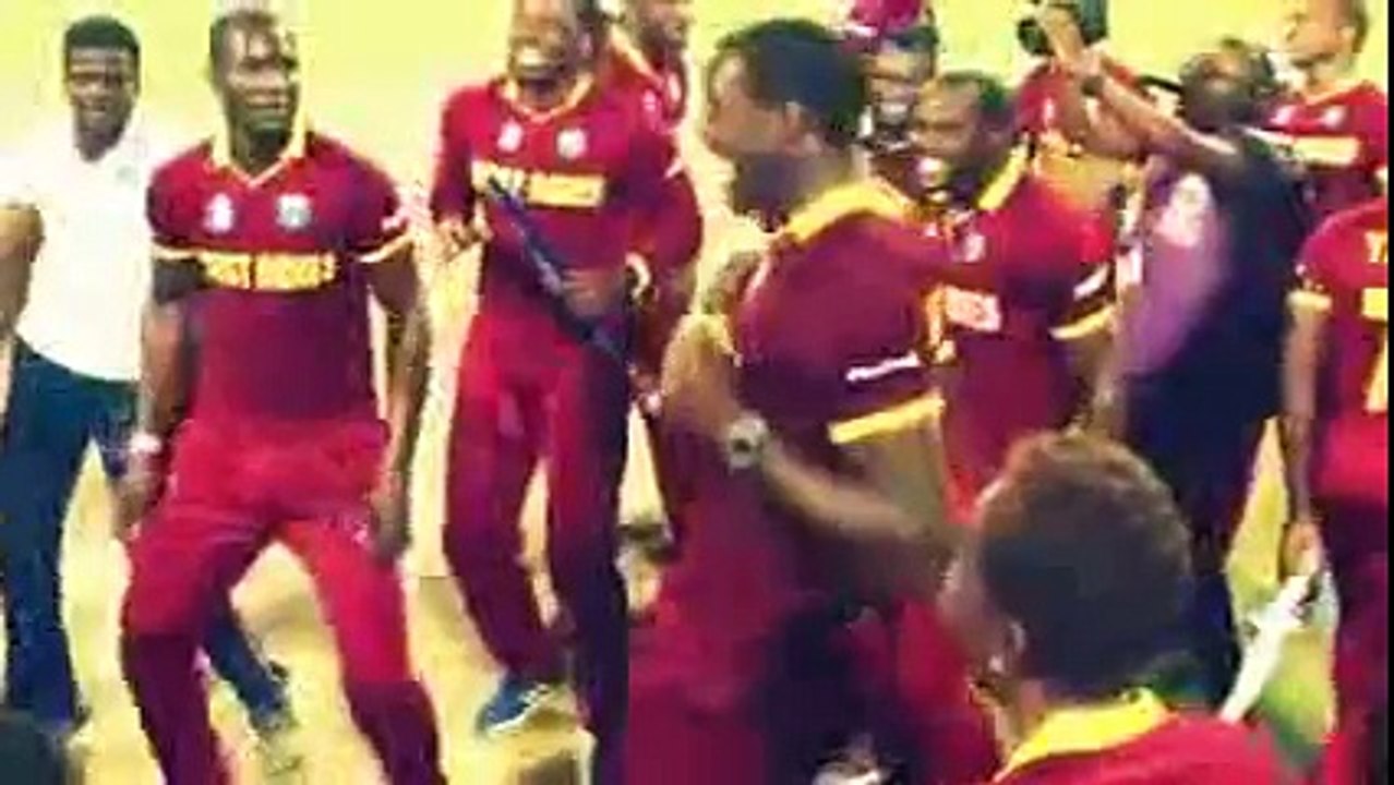 Celebrations of West Indies After Winning the World cup 2016 - England vs West Indies T20 World Cup